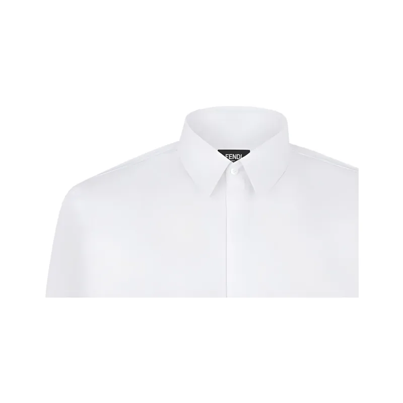 FENDI Shirts Men White-3