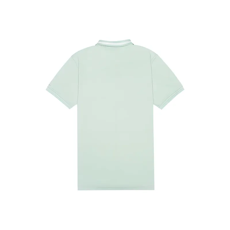 LI NING 1990 Polo Shirts Men Frost Floral Green-1