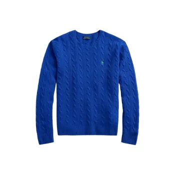 Polo Ralph Lauren Pony Embroidered Cable Knit Jumper