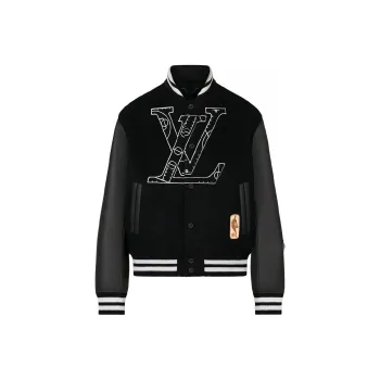 LOUIS VUITTON X Nba Leather Basketball Jacket