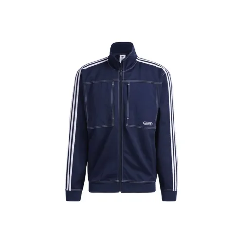 Roses Originals 3 Stripes Jacket Men's College Navy