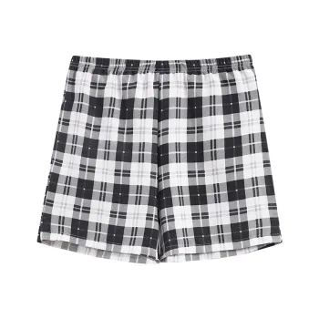 GOSO Pajama Pants Women's Black White