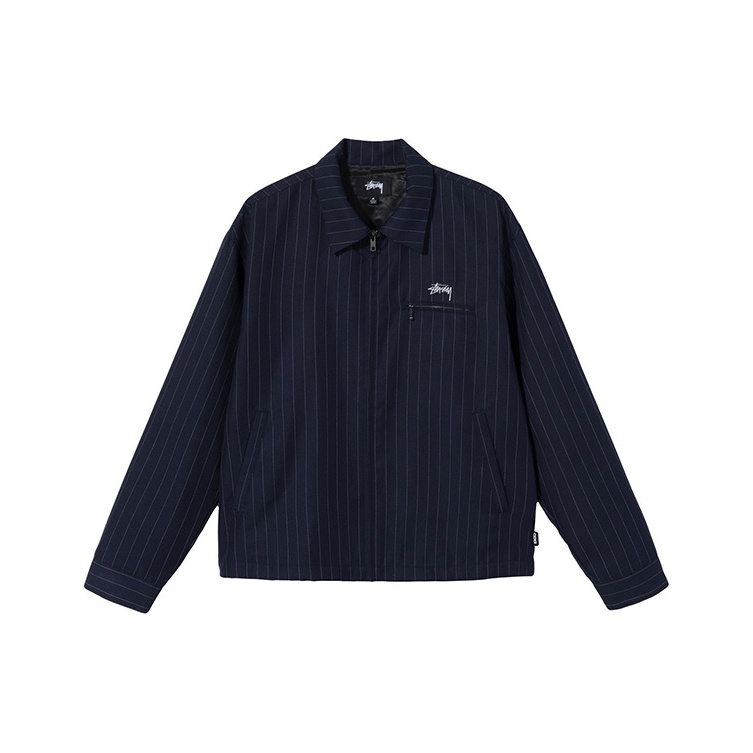 上品スタイル Bing Striped Pin Garçons Des Comme X Stussy Jacket POIZON - ジャケット・アウター