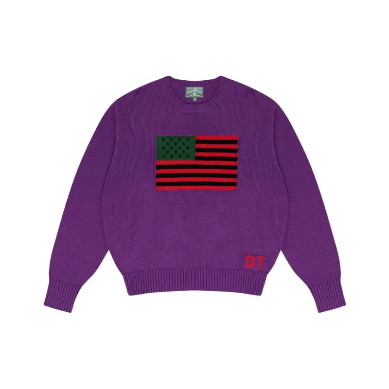Denim Tears Sweaters Unisex Purple-0