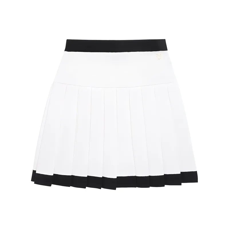LI-NING 1990 LI-NING 1990 SS23 Casual Short Skirts Women's White-1