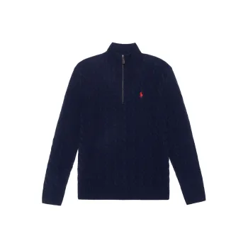 Polo Ralph Lauren Pony Embroidered Cable Knit Jumper