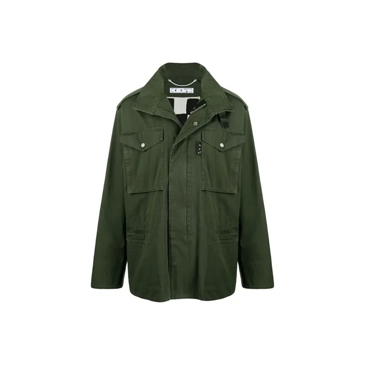 OFF WHITE Arrows motif Hooded Jacket-0