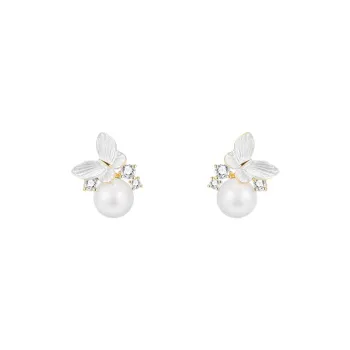 Peach Tea S925 Silver Earrings Women's
