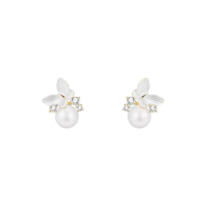 Peach Tea S925 Silver Earrings Women's-0