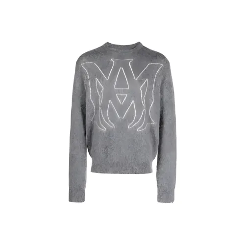 AMIRI Logo Jacquard Crewneck Knitted Jumper