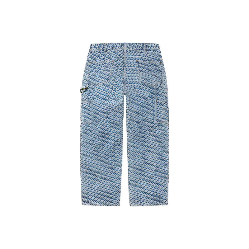 Supreme Monogram Double Knee Denim Painter Pant FW21-8