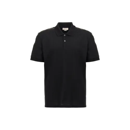 Alexander McQueen Classic Band Detailed Polo Shirt