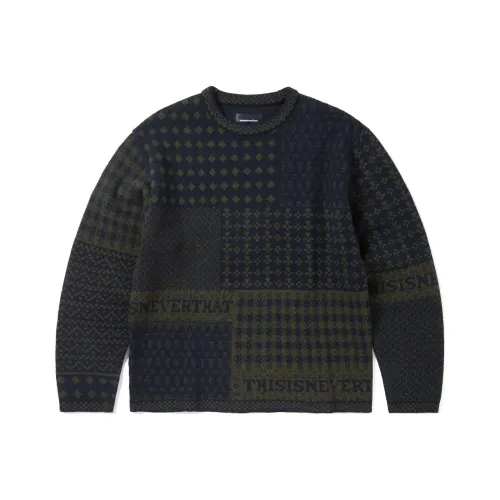 Thisisneverthat Sweaters Unisex Marine Blue