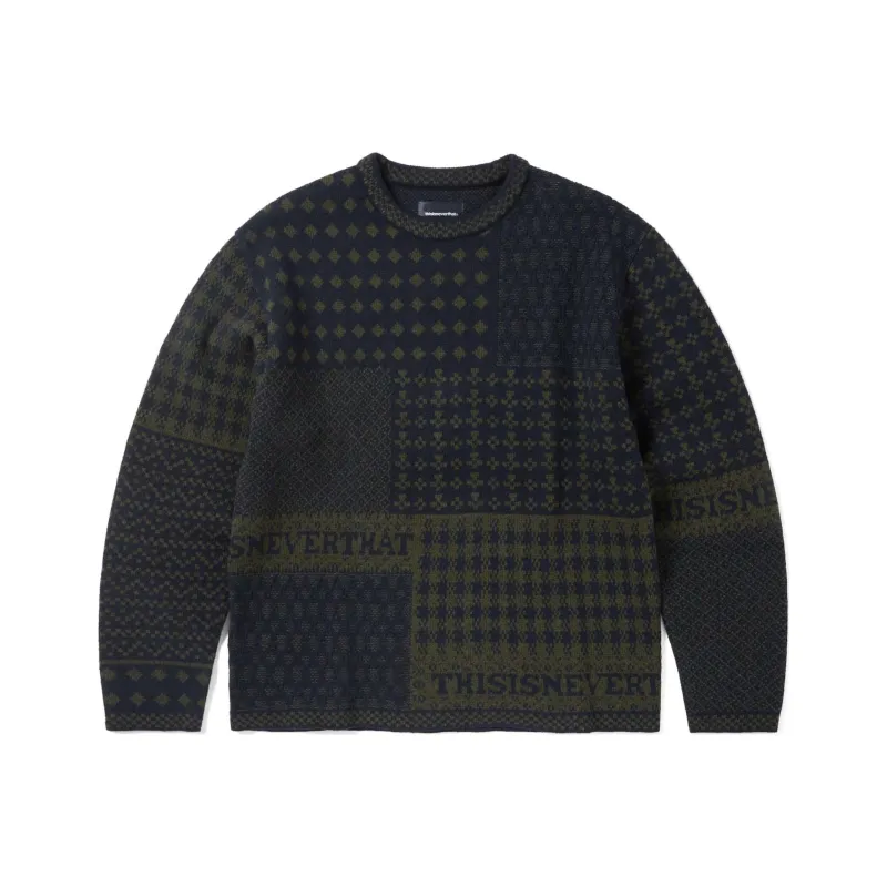 Thisisneverthat Sweaters Unisex Marine Blue-0
