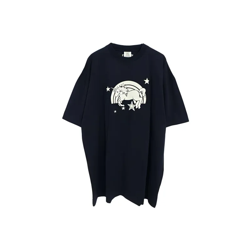 Vetements T-Shirts Men Marine Blue-0