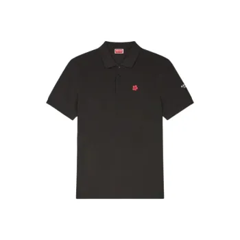 KENZO Logo Embroidered Short Sleeved Polo Shirt