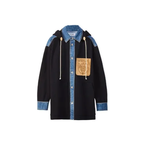 LOEWE Jackets & Coats Men's Dark Blue