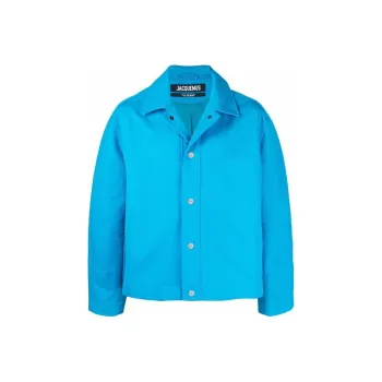 Jacquemus Le Blouson Giardino Workwear Panelled Jacket