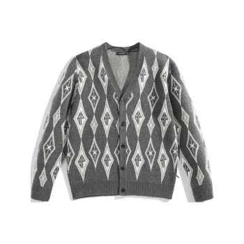 PEACEBIRD MEN Sweater Men's Plaid
