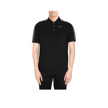 BALLY SS24 Polo Shirt Men Black