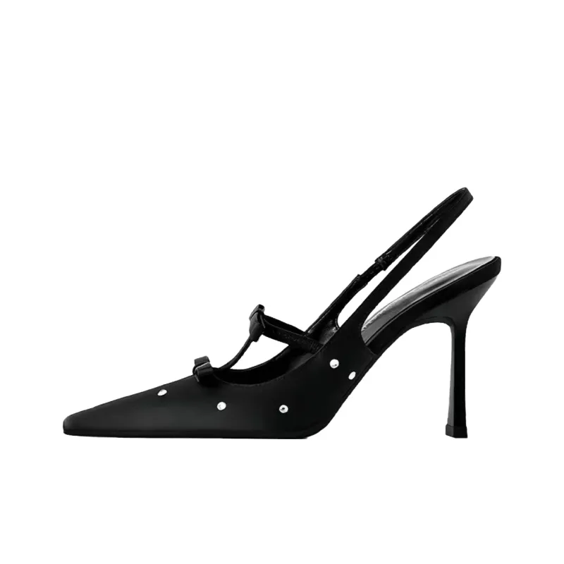 Yang Nianhua Slim Heel High Heels Women's-5