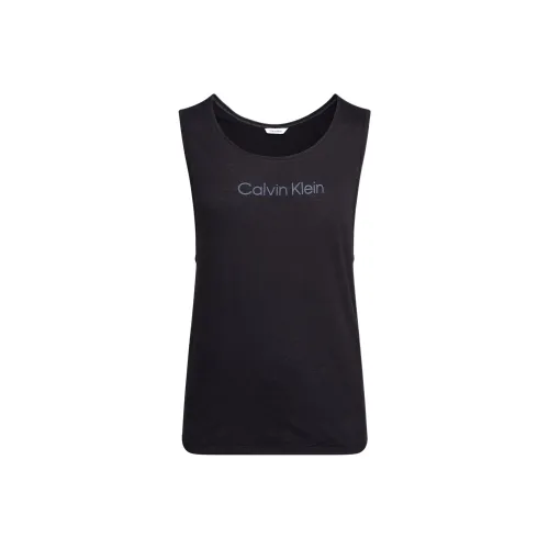 CALVIN KLEIN Tank Tops Europe Version Men's Black