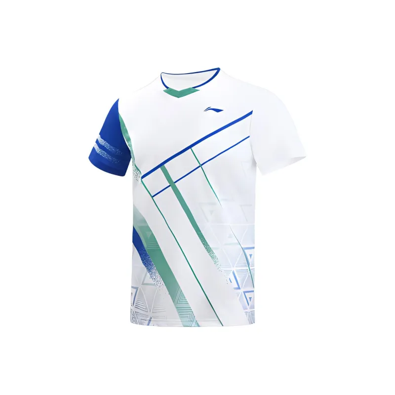 LINING T-Shirts Men Standard White-2