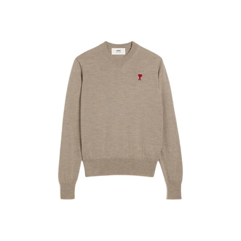 AMIPARIS Small A Heart Crew Knit-0