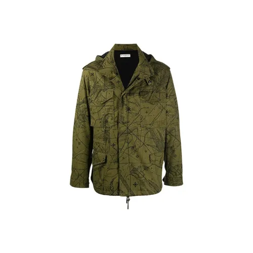 Givenchy Jackets Men Dark Green