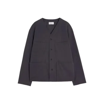 Lemaire Collarless Overshirt