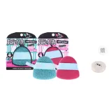 [Super Cute Facial Cleansing Pads]Pink & Green 2-Pack with 1 Storage Box