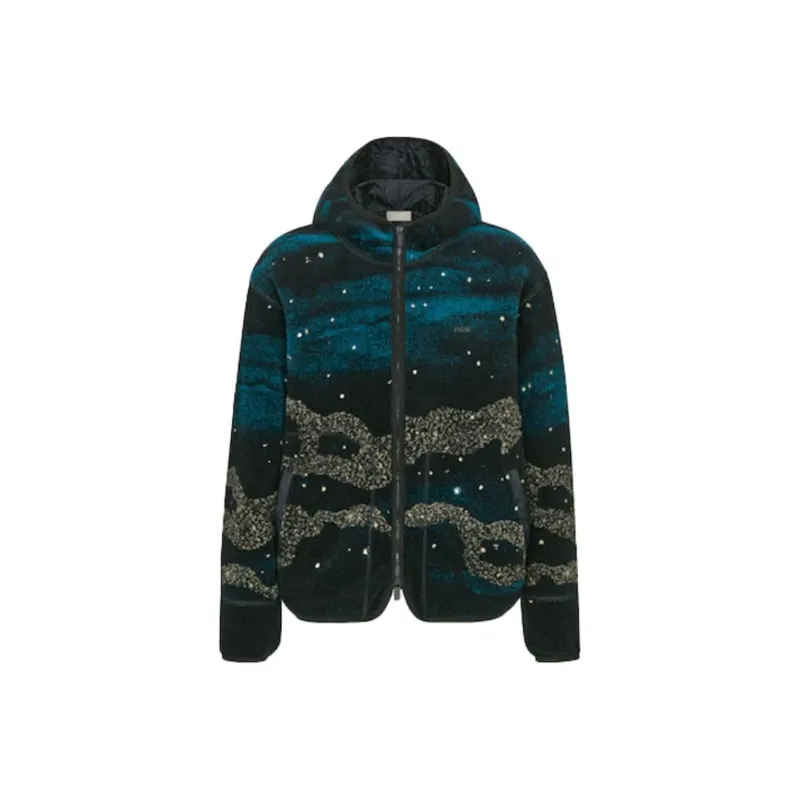DIOR X Peter Doig Zipped Hooded Blouson-0