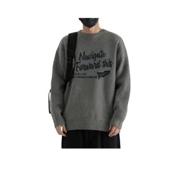 Tonlion Sweaters Men Medium Gray