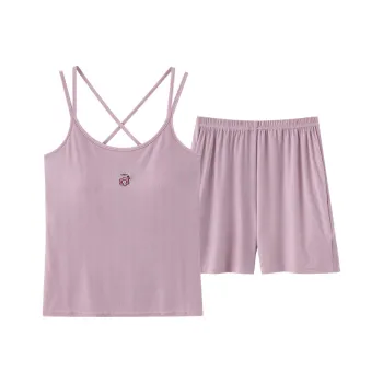 XIAFENYAN Pajama Set Women's Pink Purple