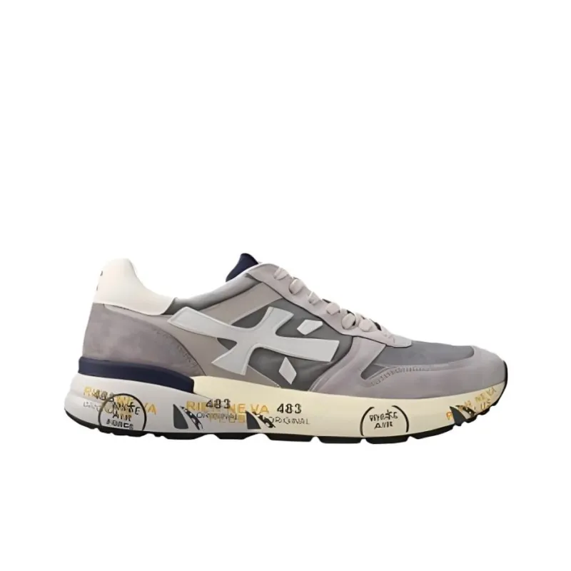 PREMIATA Mick Low Top Casual Shoes Men's Gray-1