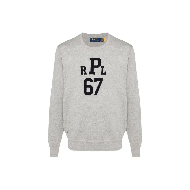 Polo Ralph Lauren Logo jacquard Cotton Jumper-0