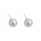 Faux Pearl Stud Earrings 12mm