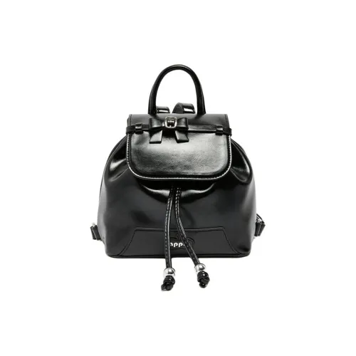 Three Blessings PU Backpack Medium Size Women's Multicolor