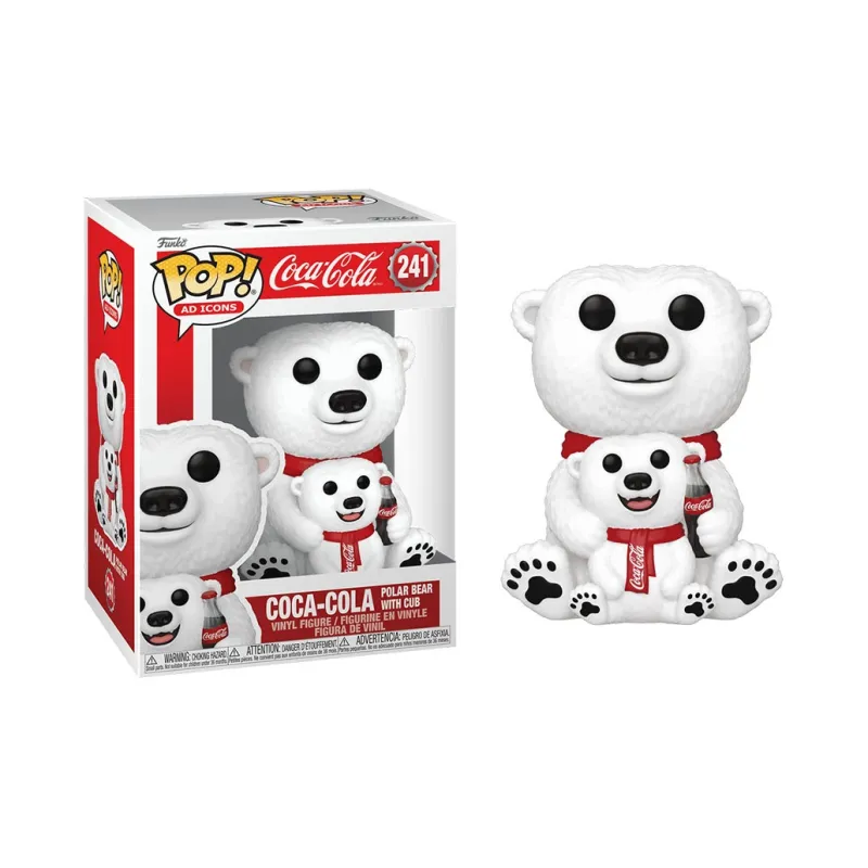 Funko Spencer Cola Coca Cola, Polar Bear And Cubs Chibi Figures-2