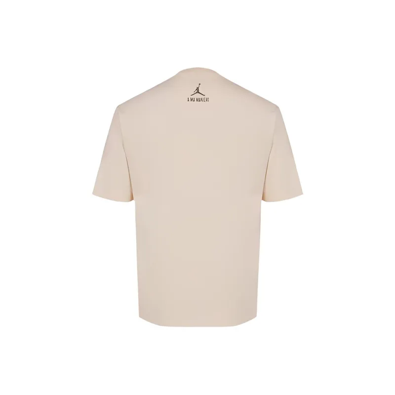 Jordan T Shirts Men Beige-1