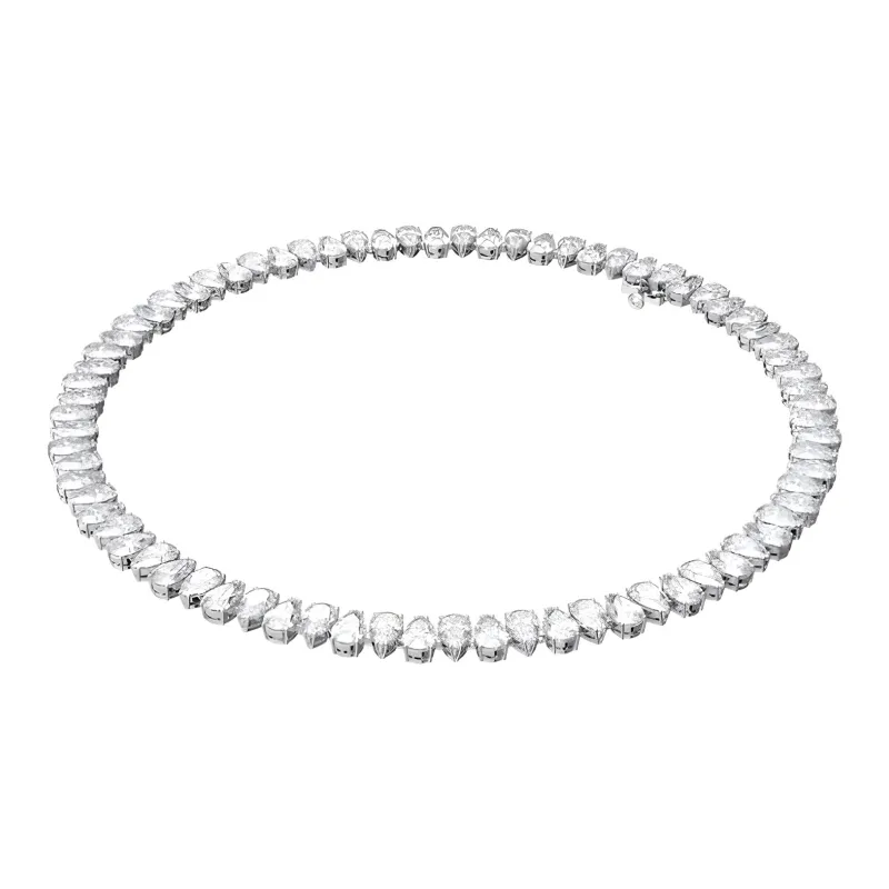 Swarovski Matrix Pear cut Necklace-0