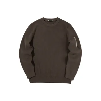 HLA Knitwear Men Dark Coffee 80