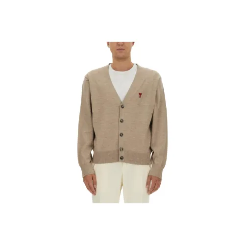 AMIPARIS Paris Ami De Coeur Logo Embroidered Buttoned Cardigan