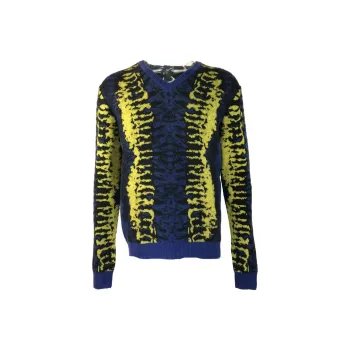 VERSACE COLLECTION Sweater Men's Dark Blue