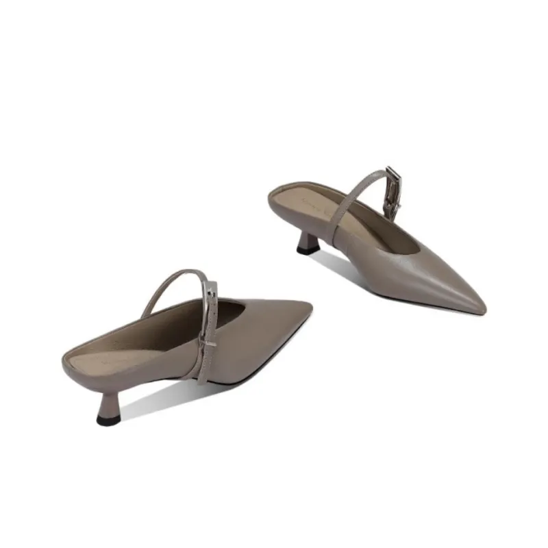 JESSICA SOPHIA Rubber Sole Abrasion Resistant Slip Resistant Closed Toe Slippers Women's-2
