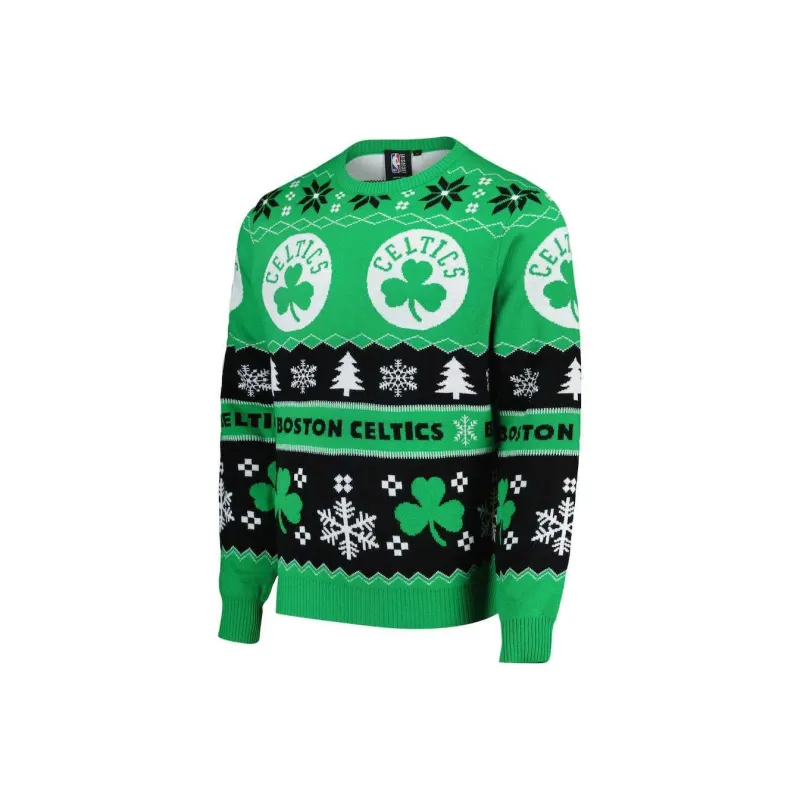 NBA Boston Celtics Team Sweater Men's Green-0