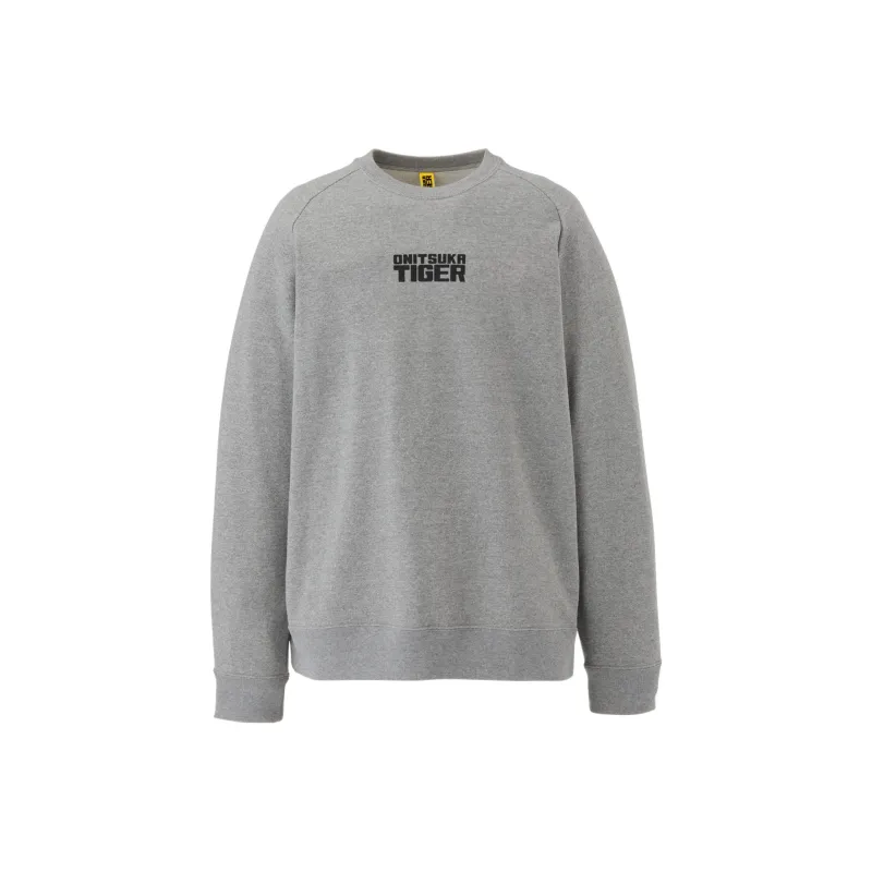 Onitsuka Tiger CREW NECK SWEAT Knitwear Unisex Gray-0