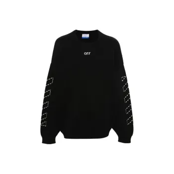 OFF WHITE Arrow Printed Crewneck Sweatshirt