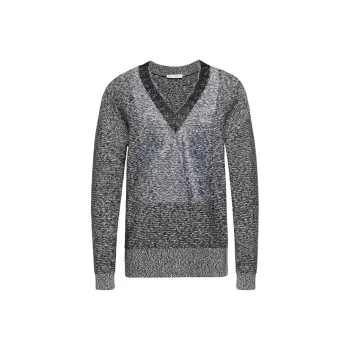JW Anderson V neck Lace trim Sweater