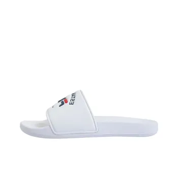 FILA Baywalk Slip Resistant Abrasion Resistant Slide Slippers Men's White